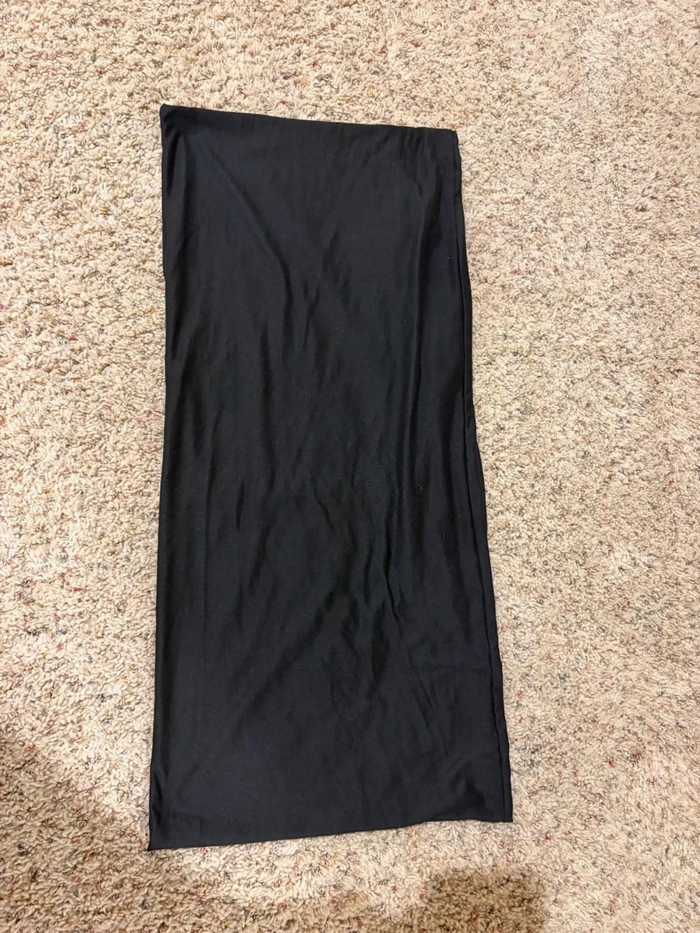 Beyond Yoga Black Pocket Infinity Wrap Scarf Active Athletic Running One Size
